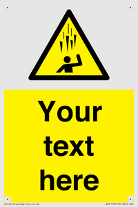 Custom Falling Ice sign